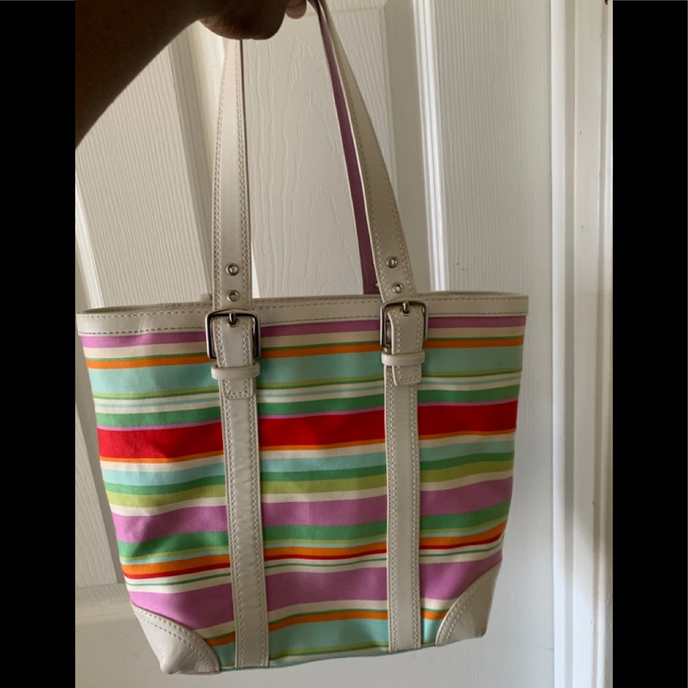 Coach multi color bag